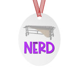 Band Nerd - Marimba - Metal Ornament