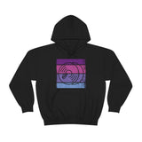 Vintage Grunge Purple Lines - Cymbals - Hoodie