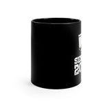 Senior 2023 - White Lettering - Shako - 11oz Black Mug