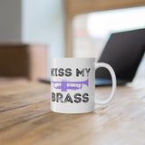 Kiss My Brass - Trumpet - 11oz White Mug