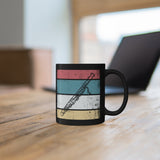 Vintage Grunge Lines 2 - Bassoon - 11oz Black Mug