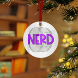 Band Nerd - Bass Drum - Metal Ornament