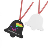 Unapologetically Me - Rainbow - Color Guard 12 - Metal Ornament