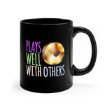 Plays Well With Others - Cymbals - 11oz Black Mug