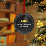 Flute - Only - Metal Ornament