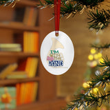 I'm With The Band - French Horn - Metal Ornament