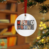 Mellophone - Artsy Alphabet - Metal Ornament