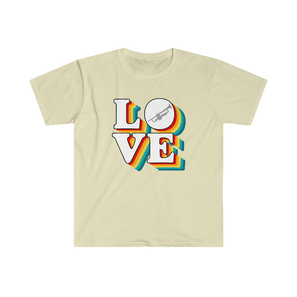 LOVE - Trumpet - Unisex Softstyle T-Shirt