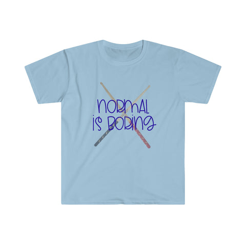 Normal Is Boring - Drumsticks - Unisex Softstyle T-Shirt