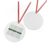 Marching Band - Retro - Green - Metal Ornament