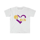 Peace, Love, Color Guard - Unisex Softstyle T-Shirt