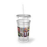 Bass Drum - Artsy Alphabet - Suave Acrylic Cup