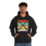 Vintage Grunge Lines - Drumsticks - Hoodie