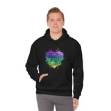 Vintage Rainbow Cloud Heart - Cymbals - Hoodie