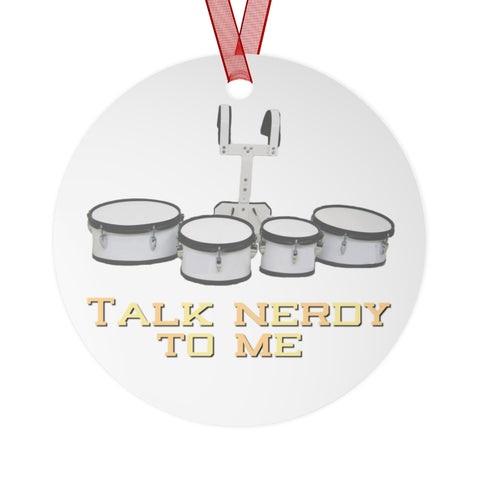 Talk Nerdy To Me - Metal Ornament - Unisex Softstyle T-Shirt