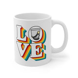 LOVE - Shako - 11oz White Mug