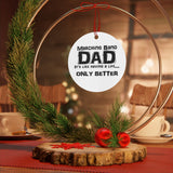 Marching Band Dad - Life - Metal Ornament