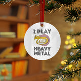 Tuba - Heavy Metal - Metal Ornament