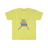 I'm With The Band - Drumsticks - Unisex Softstyle T-Shirt