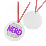 Band Nerd - Bass Drum - Metal Ornament