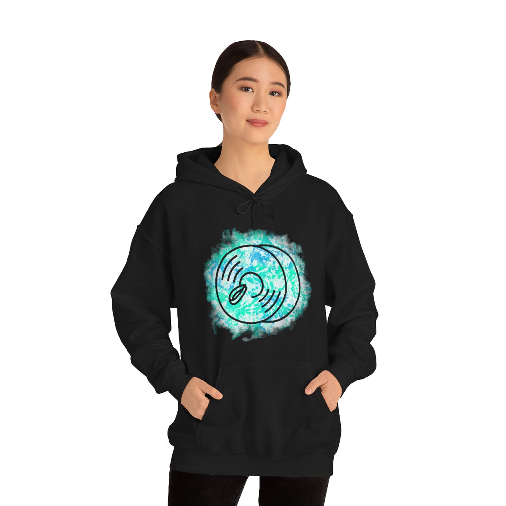 Vintage Turquoise Cloud - Cymbals - Hoodie