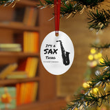 Saxophone Thing 4 - Metal Ornament