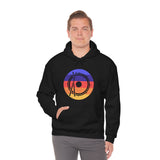 Vintage Grunge Circle Sunset - Snare Drum - Hoodie