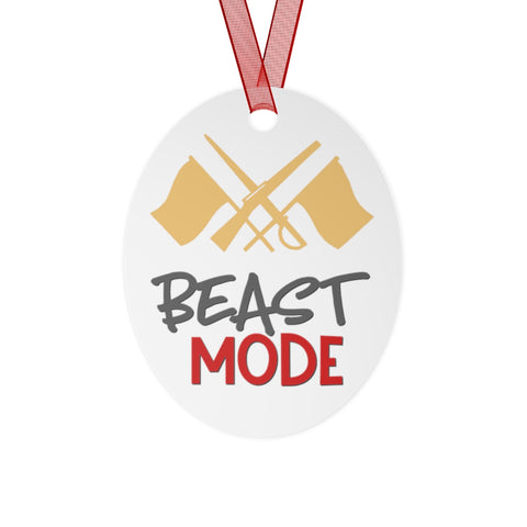 Beast Mode - Color Guard - Metal Ornament