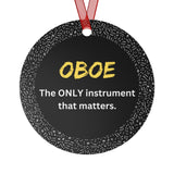 Oboe - Only - Metal Ornament