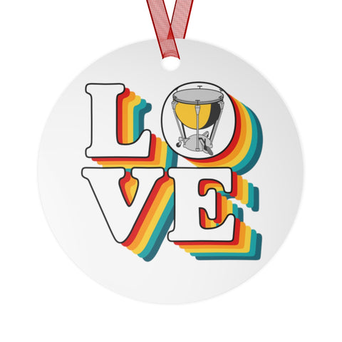 LOVE - Timpani - Metal Ornament