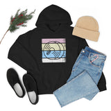 Vintage Grunge Pastel Lines - Cymbals - Hoodie