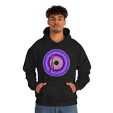 Vintage Grunge Purple Circle - Snare Drum - Hoodie