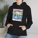 Vintage Grunge Pastel Lines - Cymbals - Hoodie