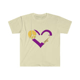 Peace, Love, Tenor Sax - Unisex Softstyle T-Shirt