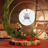 I'm With The Band - Drumsticks - Metal Ornament