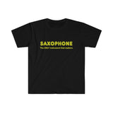 Saxophone - Only - Unisex Softstyle T-Shirt