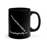 Unapologetically Me - Flute - 11oz Black Mug