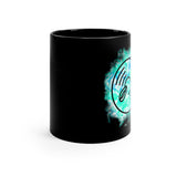 Vintage Turquoise Cloud - Cymbals - 11oz Black Mug