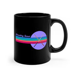 Marching Band - Retro - Drumsticks - 11oz Black Mug