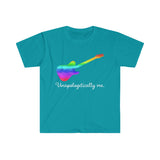 Unapologetically Me - Rainbow - Electric Guitar - Unisex Softstyle T-Shirt