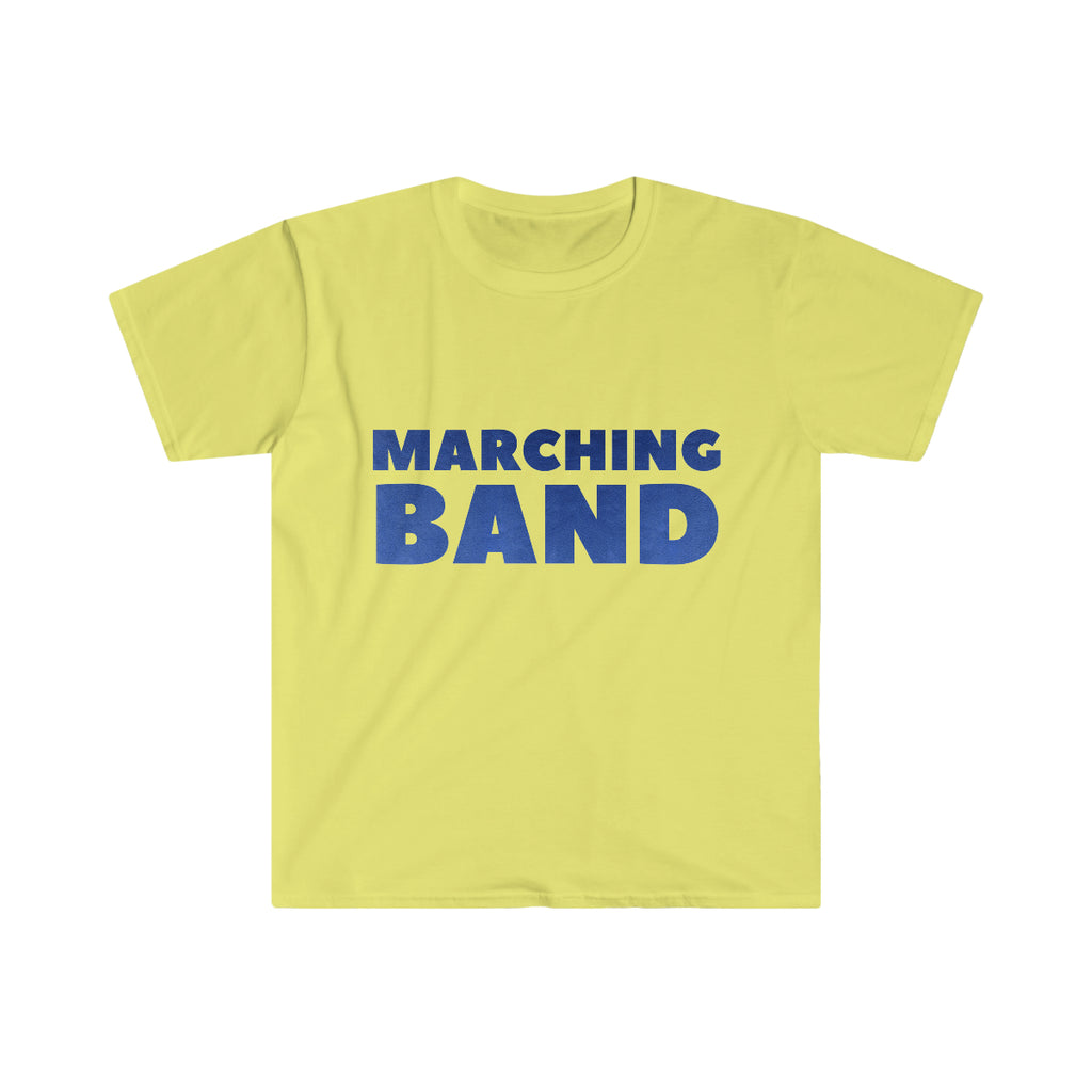 Marching Band - Blue - Unisex Softstyle T-Shirt