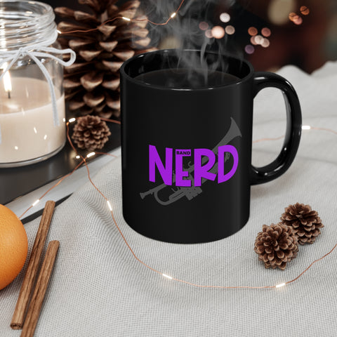 Band Nerd - Trumpet - 11oz Black Mug