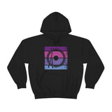 Vintage Grunge Purple Lines - Snare Drum - Hoodie