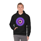 Vintage Grunge Purple Circle - Snare Drum - Hoodie