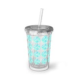 Vintage Turquoise Cloud - Drumsticks - Suave Acrylic Cup - Pattern