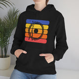 Vintage Grunge Lines Sunset - Snare Drum - Hoodie