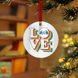 LOVE - Color Guard - Metal Ornament