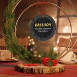 Bassoon - Only - Metal Ornament