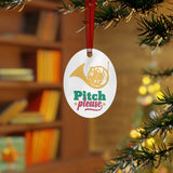 Pitch Please - French Horn - Metal Ornament