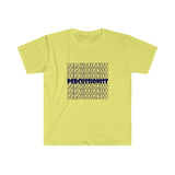 Percussionist - Retro - Navy - Unisex Softstyle T-Shirt